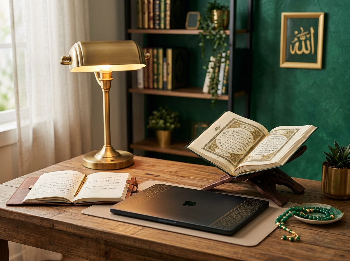 Online Quran Study Setup at Al Hadia